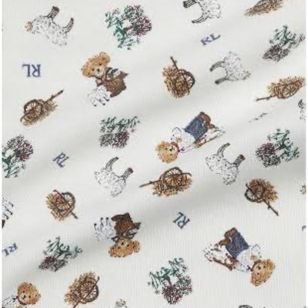 Ralph Lauren Polo Bear Cotton Bodysuit 2-pack - Picture 5 of 16